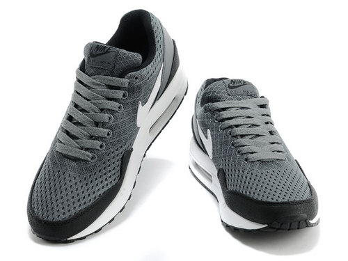 Nike Air Max 1 Em Mens Dark Grey Black White Clearance